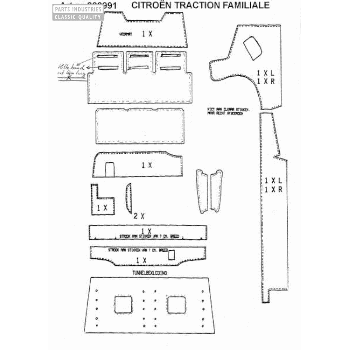 TAPIJT SET INTERIEUR GRIJS