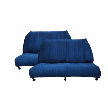 BEKLEDINGSET BLAUW VELOURS AZAM BEKLEDINGSET BLAUW VELOURS AZAM