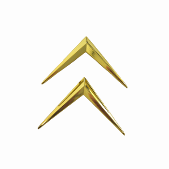 CHEVRON ACHTERKLEP GOUD CHEVRON ACHTERKLEP GOUD