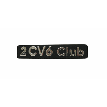 EMBLEEM 2CV6 CLUB EMBLEEM 2CV6 CLUB