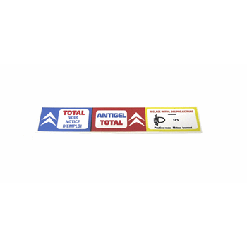 STICKER KOPLAMP STELLING STICKER KOPLAMP STELLING