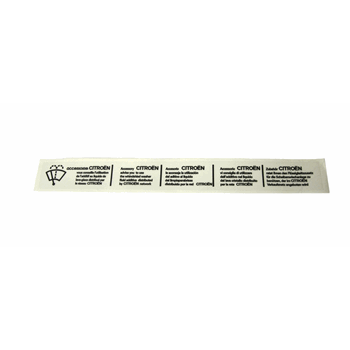 STICKER RUITENSPROEIER RES. STICKER RUITENSPROEIER RES.