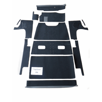 TAPIJT SET INTERIEUR GRIJS